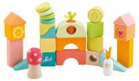 A4101550 01 Blokkenset Fantasy Cubes pastel van hout Tangara kinderopvang kinderdagverblijf inrichting1